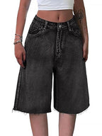 Y2K Vintage Slant Pocket Denim Shorts