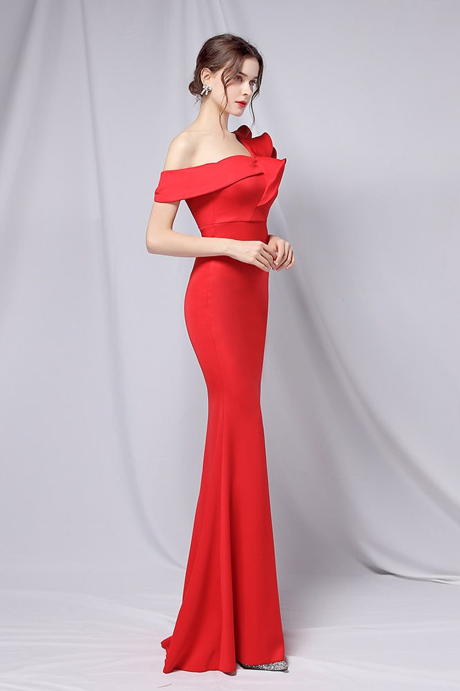 Off Shoulder Mermaid Maxi Dress