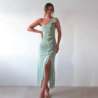 Ruffles And Champagne Dress