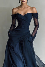 Giselle Ruched Sweetheart Maxi Dress