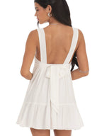 Shimmer Striped Babydoll Dress in Pink