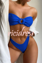 | Bandeau Bikini with Ring Neckline
