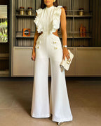 Fashion Temperament Waist Jumpsuit
