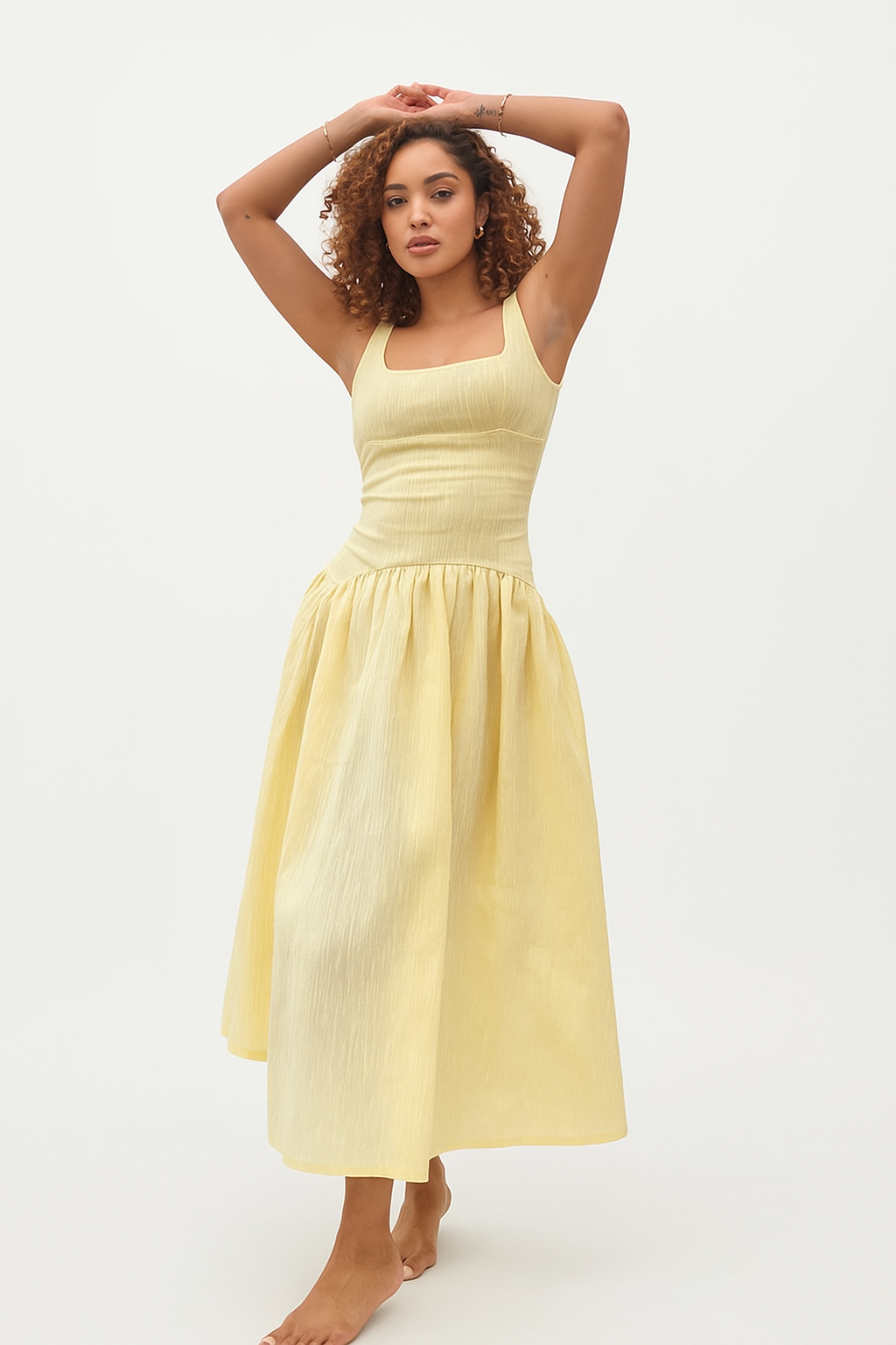 Alina Elegant Midi Dress