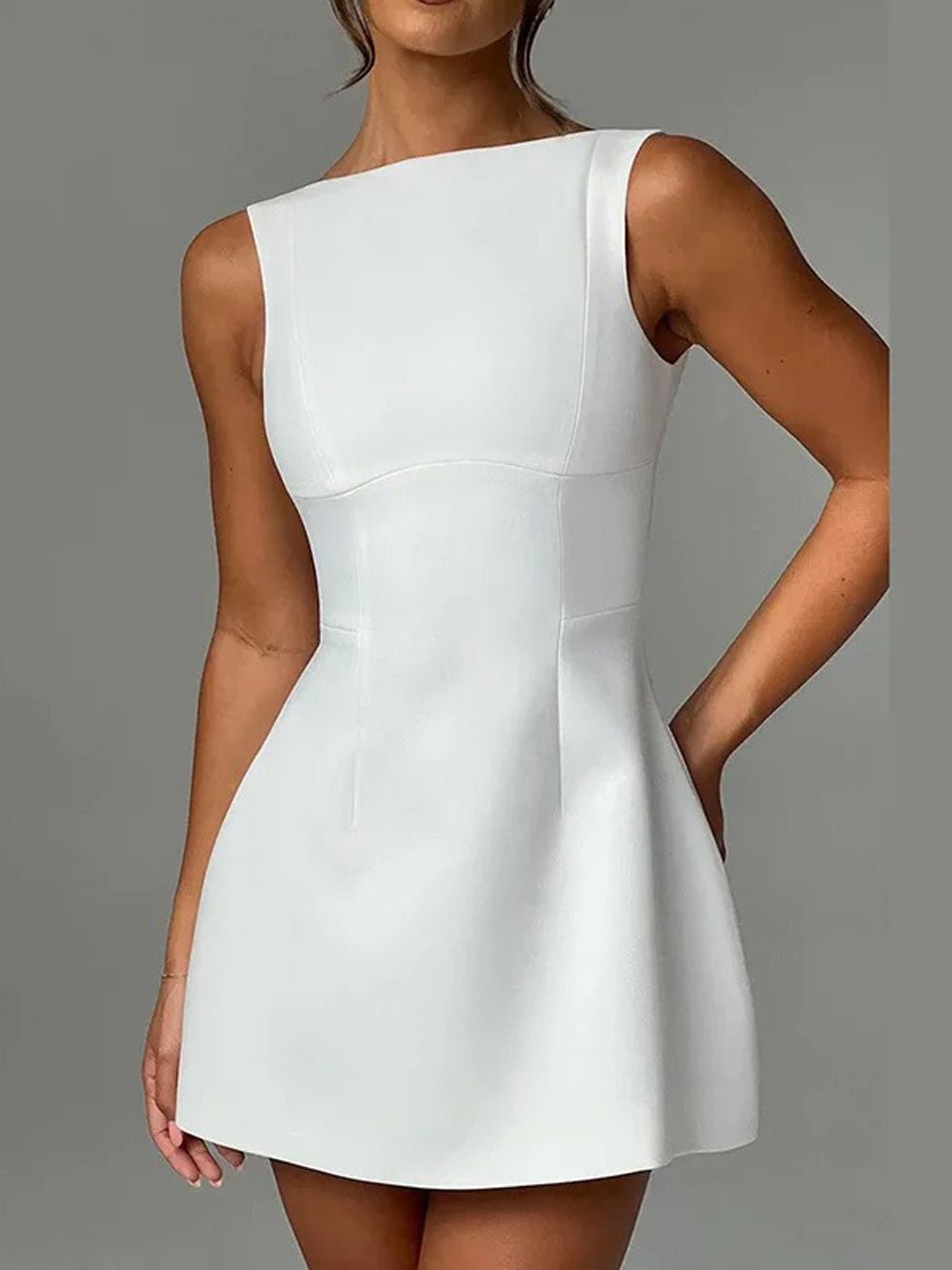 Alyssa Backless Mini Dress