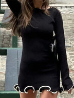 Amaya Bodycon Ruffle Mini Dress