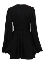 Maricarmen Aesthetic Mini Dress with Deep V Neck Chic Silhouette Collection