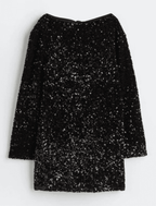 Luisa Chic Sequin Party Dress Elevated Occasion Wear