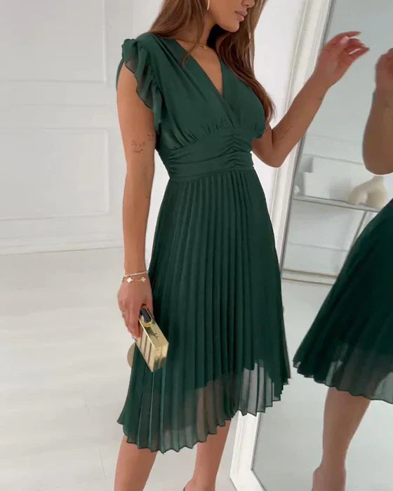 Emma Effortless Pleated Dress Boutique Collection