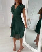 Natalia Timeless Pleated Dress Boutique Collection