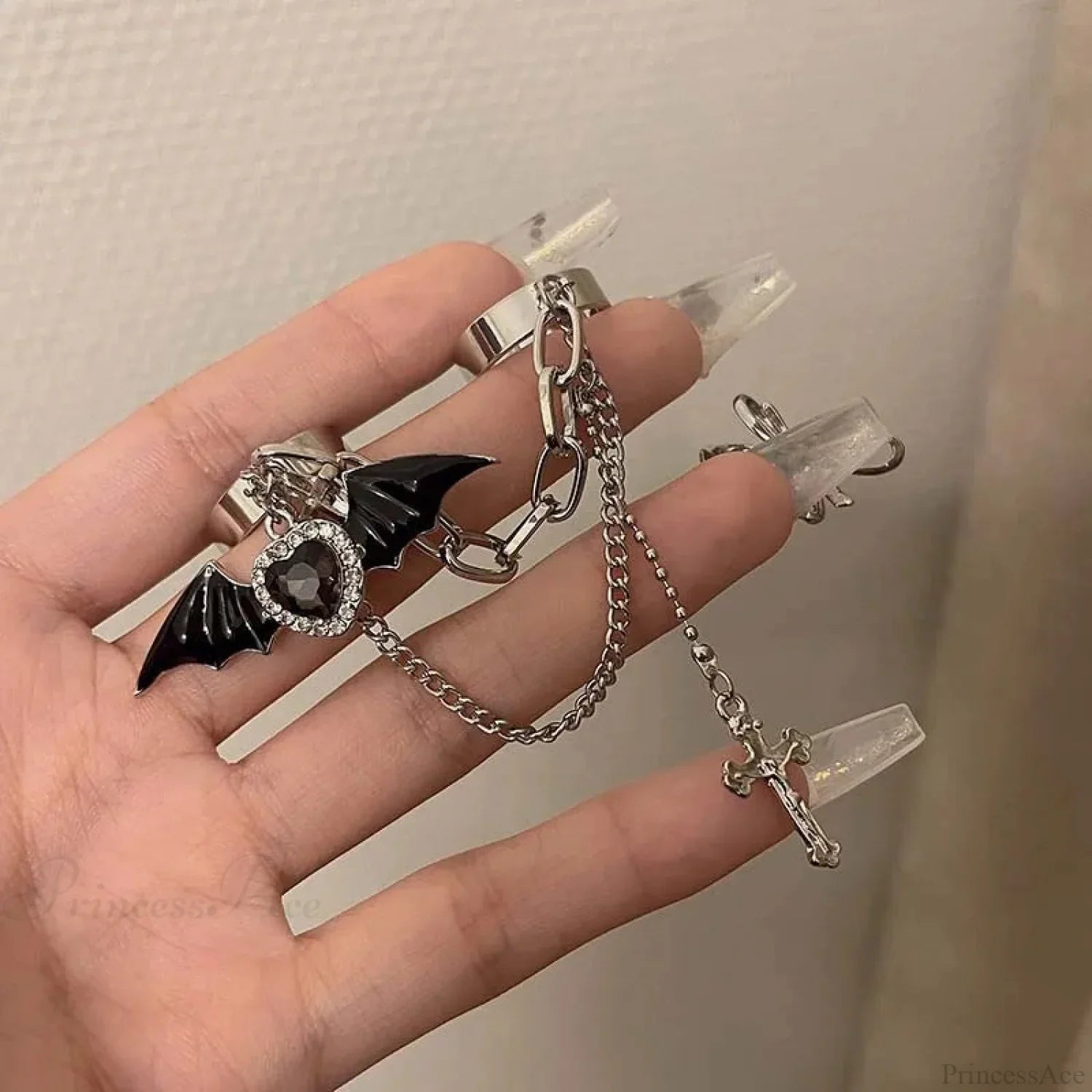 Antique Cross Star Gothic Band