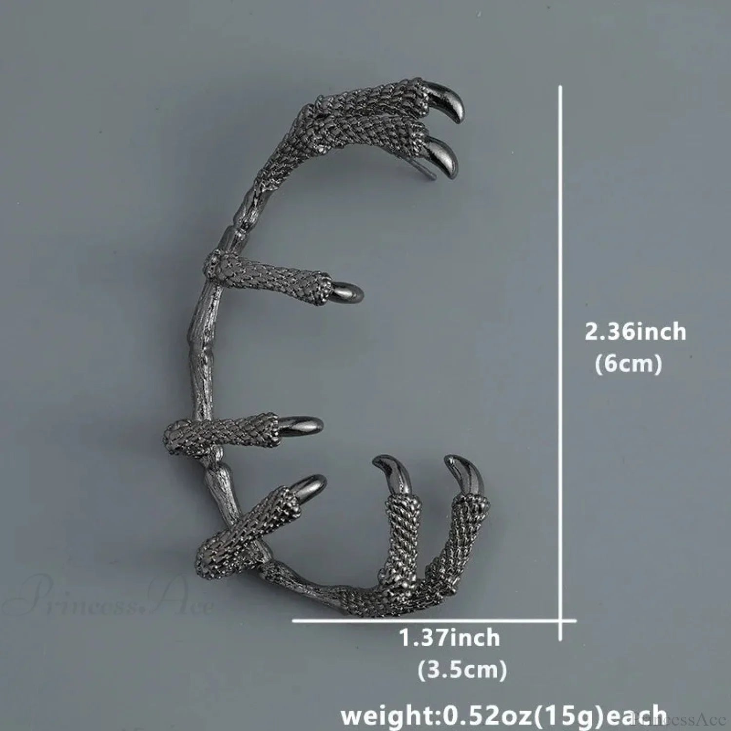 Antique Dark Dragon Talon Zinc Alloy Earring