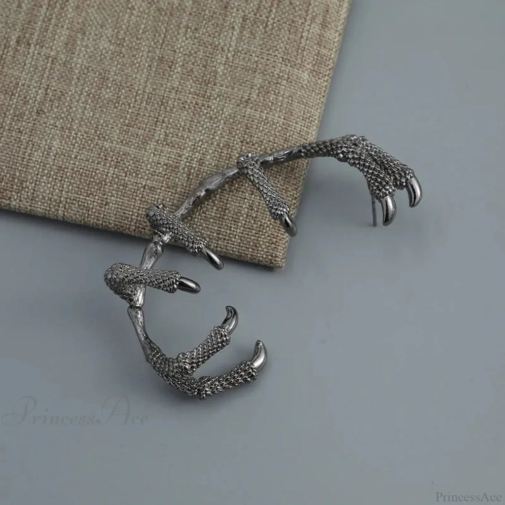 Antique Dark Dragon Talon Zinc Alloy Earring