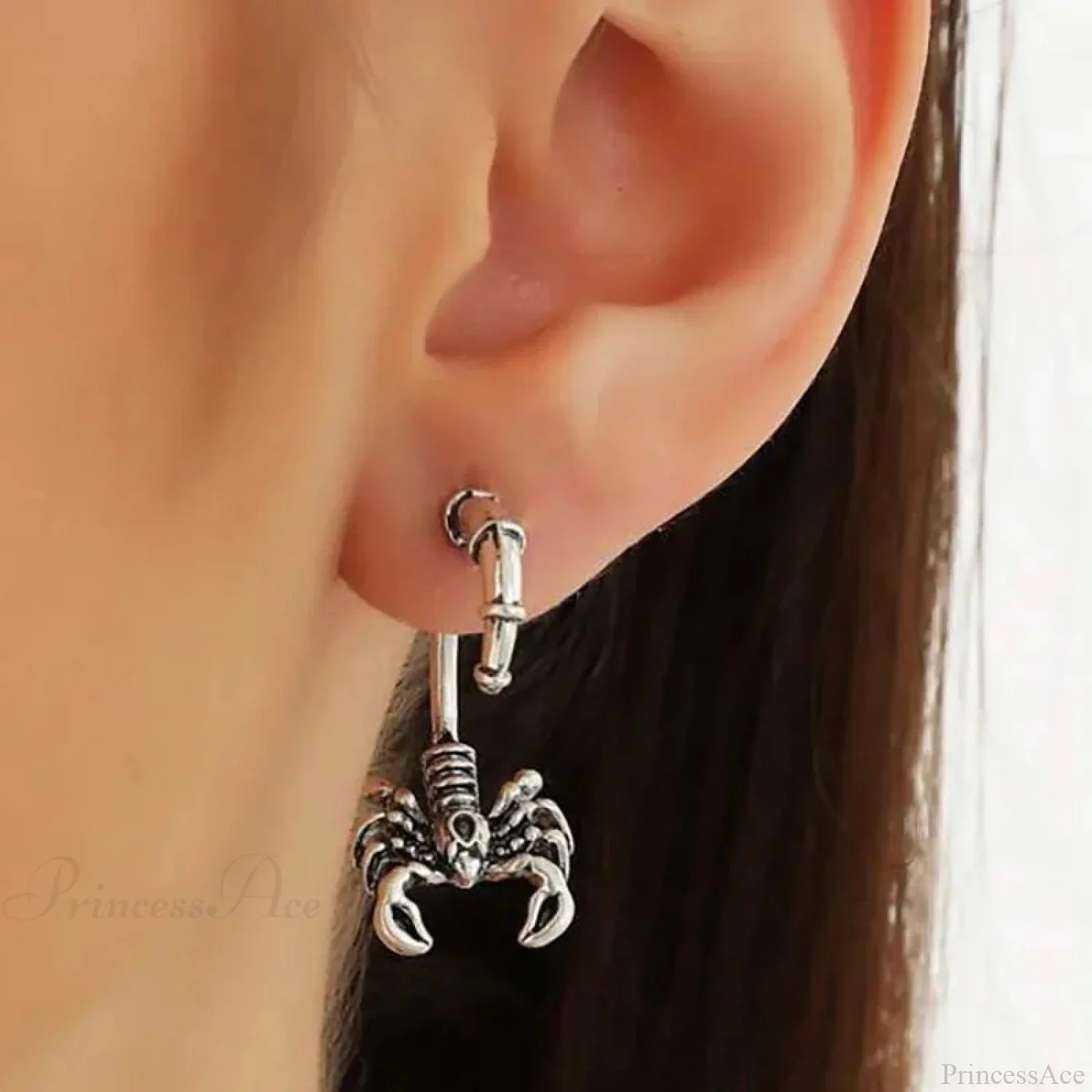 Antique Dragonfly Carved Free-spirited Dangle Earring