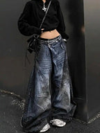 Antique Gothic Tall Waist Baggy Pant