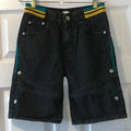 Antique Patchwork Denim Short