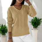| Cable knit sweater