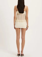Ariana Sheer Babydoll Mini Dress