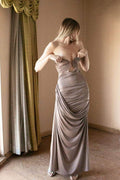 Cecilia Premium Ruffled V Neck Maxi Dress Chic Silhouette Collection