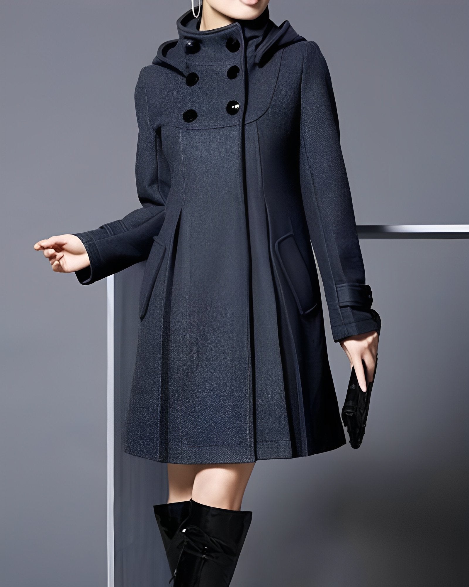 | Coat with Side Pockets