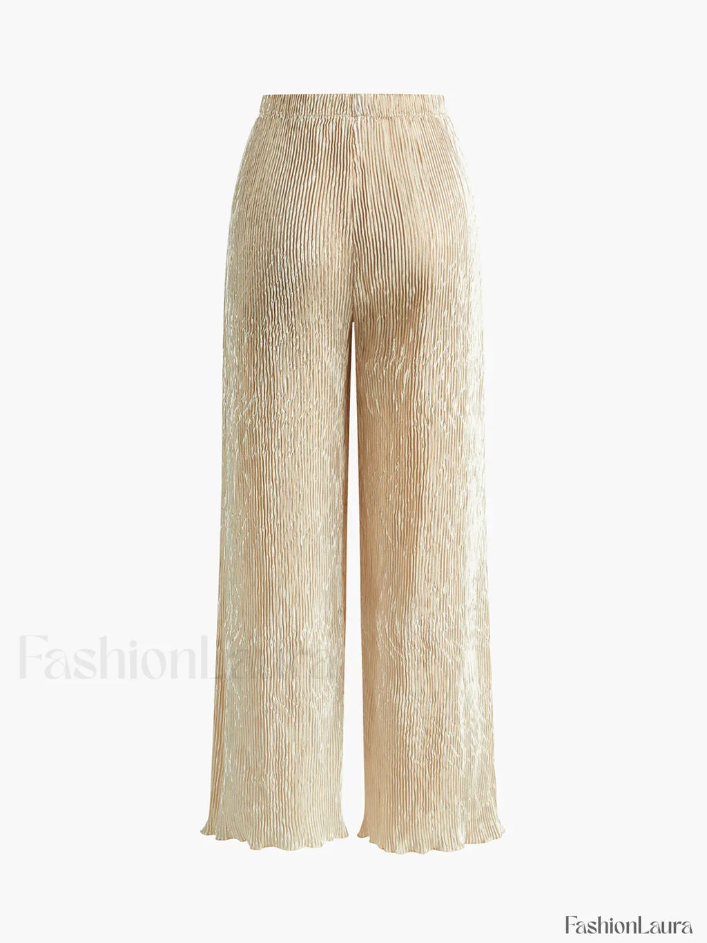 Asymmetric Halter Crop Top With Wide Leg Pants Set