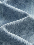 Asymmetric Waist Wide-Leg Jeans