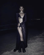 Asymmetrical Backless Party Dress