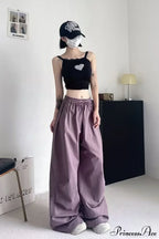 Athletic Stretchy Waist Relaxed Cargo Pants