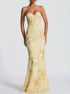 Aurelia Floral Print Maxi Dress