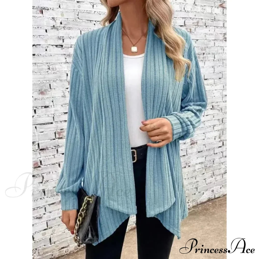 Autumnal Winter Cozy Long Sleeve Loose Plain Casual Comfortable Soft Stylish Sweater