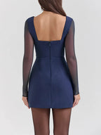 Ava Long Sleeve Mini Dress
