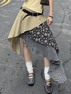 Niche Wasteland Style Street Maxi Skirt
