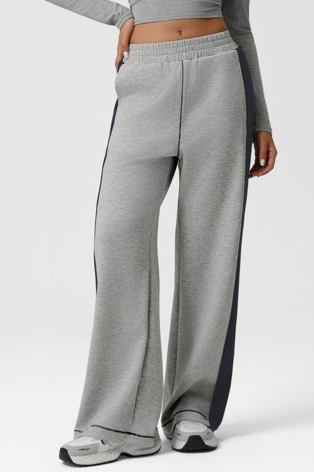 Color Block Yoga Knit Pants