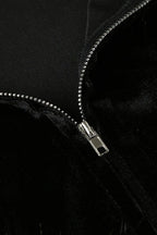 Gothic Velvet Streetwear Hoodie
