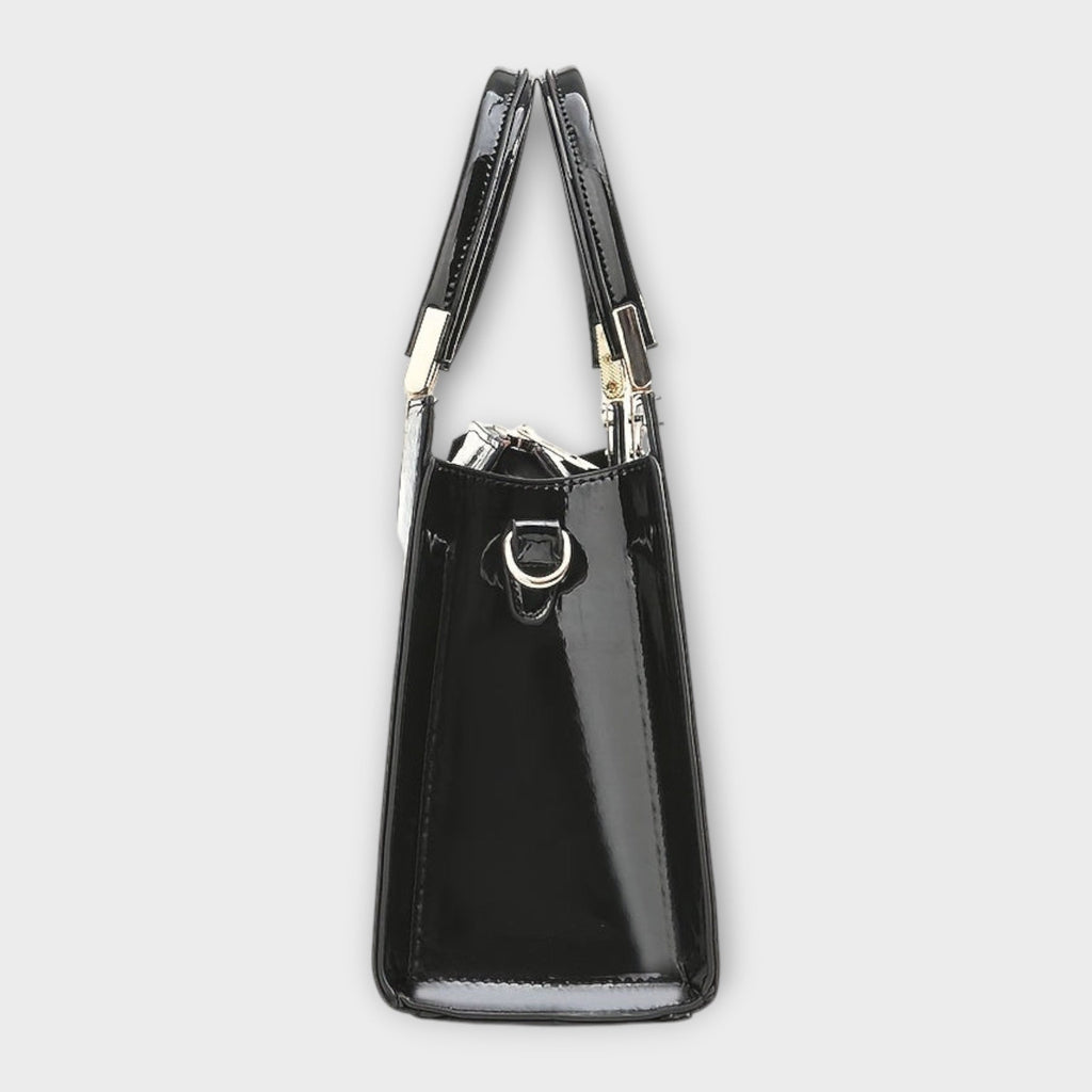 | Glossy Crocodile Pattern Handbag