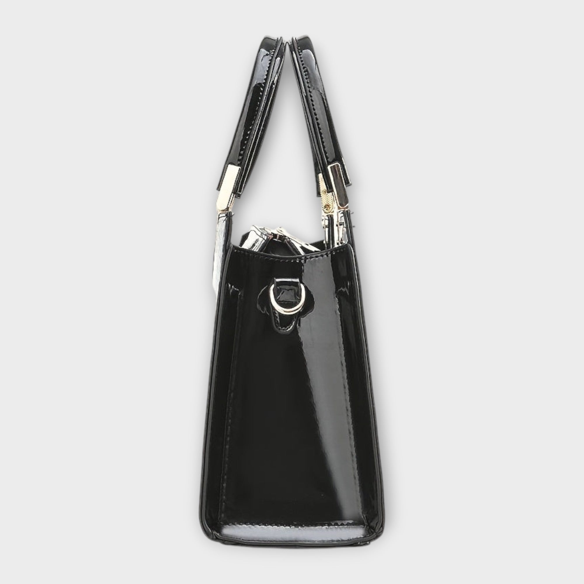 | Glossy Crocodile Pattern Handbag