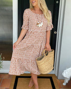 Samantha Timeless Casual Polka Dot Dress Designer Edit