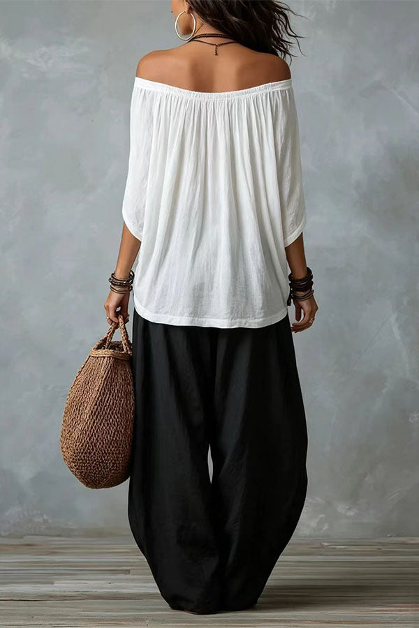 Elena Boho Chic Two-Piece Set