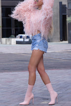 Fashionable Sequined Tassel Loose Long-sleeved Knit Sweater