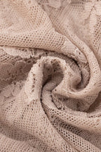 Lace Sweetheart Knot Detail Sheer Panel Spaghetti Strap Maxi Dress