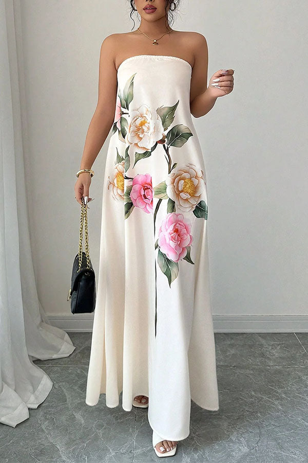 Florence Romantic Floral Tube Dress