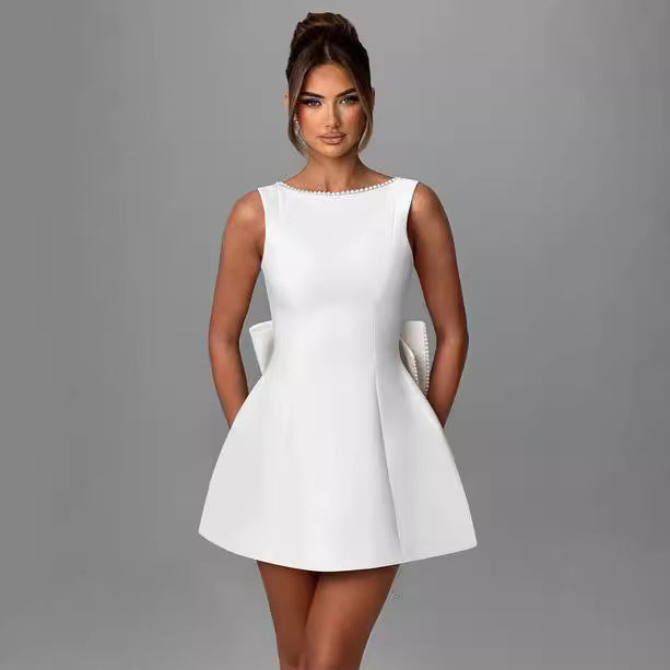 Pearl Bow Skirt