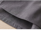 Cotton Linen Round Neck Casual Dress