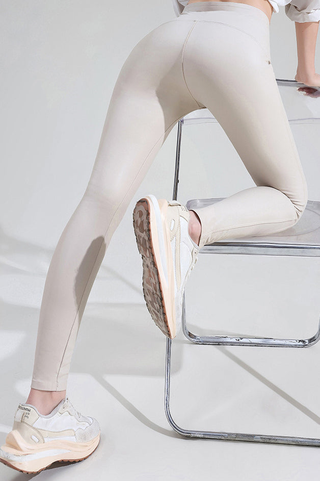 Fleece Lined Faux Leather Leggings