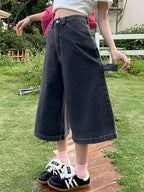 American Vintage Loose Denim Shorts