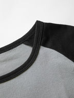 Contrast Raglan Slim Short Sleeve Tee