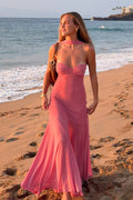 Strapless A-Line Maxi Dress