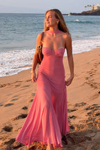 Strapless A-Line Maxi Dress