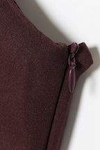 Strapless Bow Tie Detail Bodycon Mini Dress