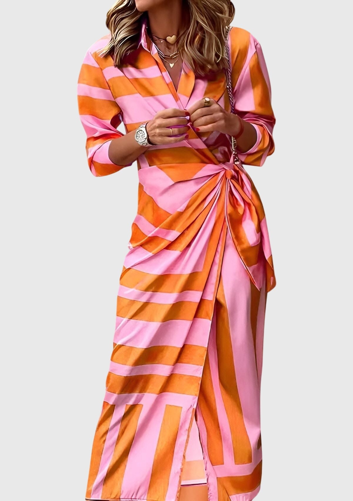 | Wrap Dress in Print